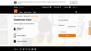 
                            8. Customer Care | Orange Egypt