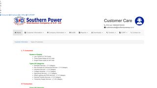 
                            9. Customer Care - Southern Power Distribution Corporation OF AP Ltd