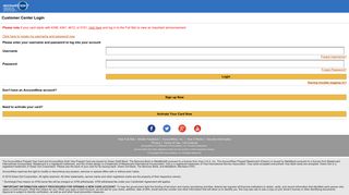 
                            9. Customer Center - Account Login | AccountNow Prepaid Debit Cards