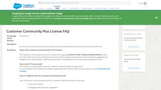 
                            6. Customer Community Plus License FAQ - Salesforce Help