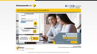 
                            1. Customer e-Services - Login Page - Commonwealth Life
