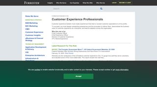 
                            7. Customer Experience - Forrester