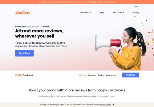 
                            10. Customer Feedback Software for Amazon, eBay and more | xSellco