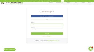
                            12. Customer Log In | Home Care Direct