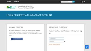 
                            7. Customer Login | ACP