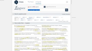 
                            9. customer login-area - Tłumaczenie na polski – słownik Linguee