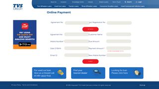 
                            1. Customer Login at TVS Credit Services