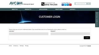 
                            2. Customer Login - AVCOM