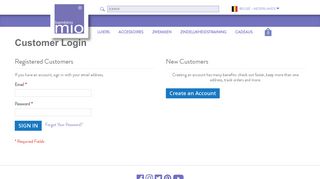 
                            12. Customer Login - Bambino Mio