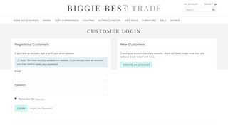 
                            4. Customer Login - Biggie Best