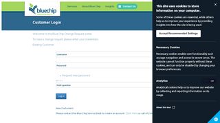 
                            6. Customer Login | Blue Chip