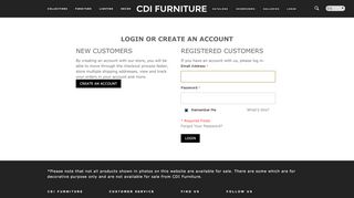 
                            8. Customer Login | CDI Furniture