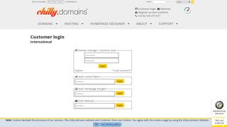 
                            11. Customer Login, Control Panel Login - Chilly.Domains