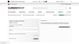 
                            1. Customer Login - CurrentBody.com