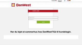 
                            4. Customer login - DanWest