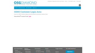 
                            5. Customer Login | Diamond Healthcare Communications