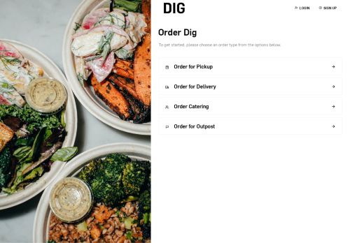 
                            4. Customer Login | Dig Inn
