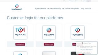 
                            8. Customer login for our platforms | localsearch