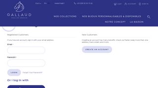 
                            4. Customer Login - gallaud-joaillier.com