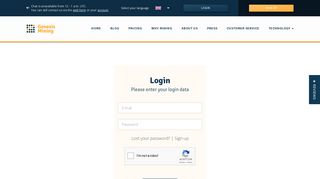 
                            4. Customer Login | Genesis Mining