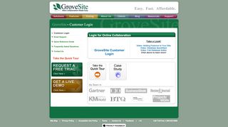 
                            1. Customer Login - GroveSite