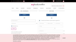 
                            4. Customer Login - Hunkemöller