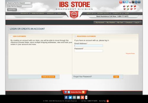 
                            9. Customer Login | IBS Electronics
