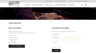 
                            12. Customer Login | KBB Music