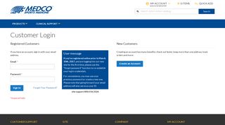 
                            9. Customer Login | Medco Sports Medicine