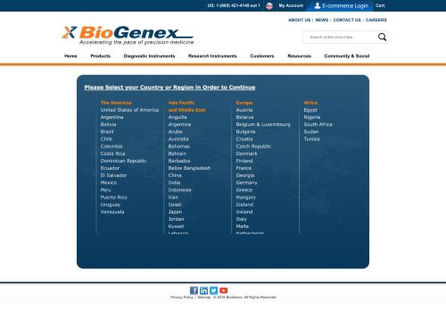 
                            12. Customer Login Page - BioGenex