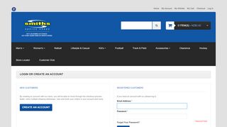 
                            3. Customer Login - Smiths Sports Shoes