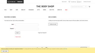 
                            11. Customer Login | The Body Shop Cyprus