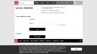 
                            2. Customer Login | UNIQLO