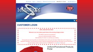 
                            4. Customer Login - Uniserv