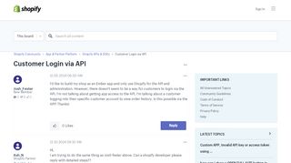 
                            3. Customer Login via API - Shopify Community