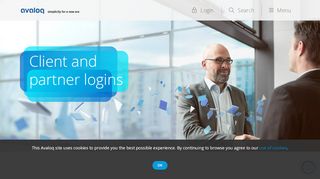 
                            11. Customer partner login | Avaloq