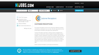 
                            12. Customer Perceptions jobs in Northern Ireland - NIJobs.com