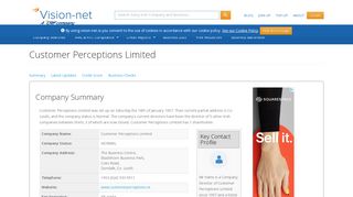 
                            7. Customer Perceptions Limited - Irish Company Info - Vision-Net