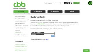 
                            12. Customer portal - Community Business Bureau