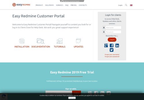 
                            2. Customer Portal - Easy Redmine