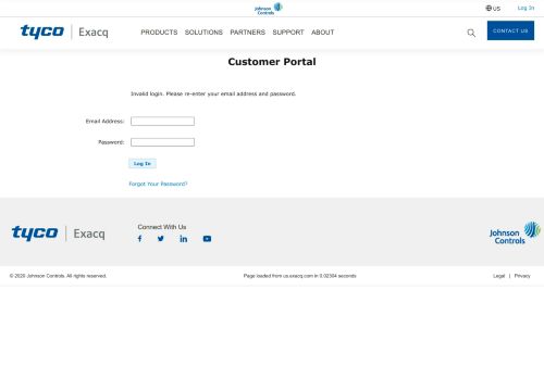 
                            2. Customer Portal - Exacq Technologies