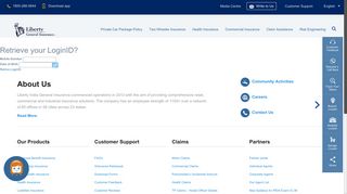 
                            4. Customer Portal Forgot LoginId. - Liberty General Insurance