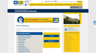 
                            8. Customer Portal - LIC of India
