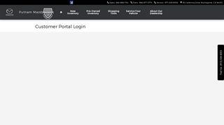 
                            11. Customer Portal Login | Putnam Mazda