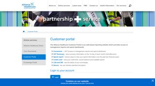 
                            8. Customer Portal | Online services - Alliance Healthcare