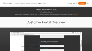 
                            5. Customer Portal Overview | Tableau Software