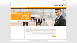 
                            2. Customer Portal - QualityHosting AG