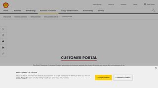 
                            6. Customer Portal | Shell Global