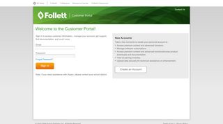 
                            6. Customer Portal | Sign In | Follett