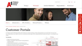 
                            4. Customer Portals | A1 Telekom Austria Group